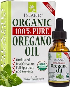 Oregano Oil Organic Drops, 100% Pure Undiluted Wild Oil of Oregano Extract