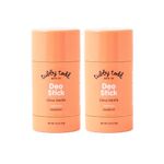 TUBBY TODD Deo Stick - Kids Deodorant - Aluminum-Free, Baking Soda-Free, Citrus Vanilla Deodorant for Sensitive Skin - Odor Protection with Tapioca Starch & Magnesium - Safe for Kids & Tweens - 2Pk