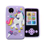 Bluedeal Kids Smartphone Toy with MP3 Player | Kids Mobile | Phone with Dual Camera | Selfi Phone Toy for Kids | 8 MP Camera | in-Built Games with 2.4" Screen | MP3 Mobile for Girls and Boys (Purple)