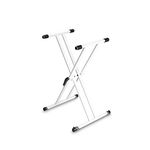 Gravity KSX 2 W - Keyboard Stand X-Form, Double, White