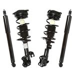 AutoShack Front & Rear Complete Struts Coil Springs and Shock Absorbers Set 4 Replacement for 2007 2008 2009 2010 2011 2012 Nissan Versa 1.6L 1.8L FWD CST100426-KS6628PR