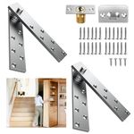 Hidden Door Hinge,Door Pivot Hinges for Hidden Door Bookcase 1PCS Heavy Side Type