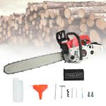 PAPABA 20 Inch Gas Chainsaw, 58CC Gas Power Chain Saw with Brake Function, Cordless Handheld Gasoline Chain Saws for Farm Wood Trees Cutting