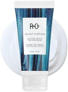 R+Co Velvet Curtain Cotton Touch Texture Balm – Lightweight Styling Balm for Frizz Control, Texture & Volume – Defines Curls & Adds Soft Hold – Hydrates Without Weight for All Hair Types – Vegan – 3oz