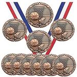 Bronze Basketball Medals Trophy Cha