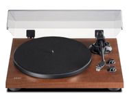 Teac TN-280BT 2-speed Belt-drive turntable, with Bluetooth, Phono equalizer, Outputs for Phono, Line and Bluetooth, Aluminum die-cast platter, anti-skating mechanism. Walnut