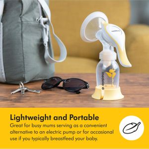 Medela Harmony Manual Breast Pump – Portable, Single Hand Use