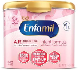 Enfamil A.R. Infant Formula, Reduces Reflux & Spit-Up, DHA for Brain Development, Probiotics to Support Digestive & Immune Health, Reusable Powder Tub, 19.5 Oz