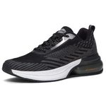 Campus Men's Summit BLK/Silver Running Shoes - 10UK/India 22G-1219