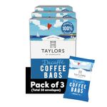 Taylors of Harrogate Decaffe Coffee Bags, 3 Boxes of 10 (Total 30 Bags)