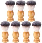 7Pcs Men Shaving Brush Wood Handle,