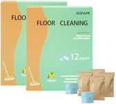 SOPAMI multi-effect floor cleaning tablets 24 Counts Lemon Scent