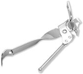 Chef Craft Select Can Opener with Tapper, 6.5 inches in Length, Nickle Plated