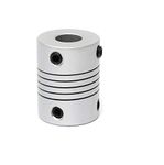 INVENTO 1Pcs 8x8mm Motor Jaw Shaft Coupler Aluminum 8mm Flexible Coupling for Nema 23 3D Printer Z Axis For RepRap