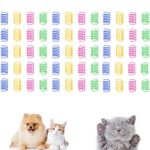 Niksultant 60 PCS Cat Spring Cat Toys for Kittens Cat Spring Toys Colorful Kitten Toy Springs Interactive Cat Bouncing Play Training Fun Gift for Cats Cat Toys Durable Interactive Toys to Kill Time