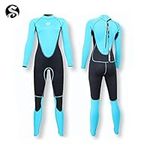 PAWHITS Womens Wetsuit 3mm Thermal Long Sleeve Neoprene Wetsuits Full Length for Diving