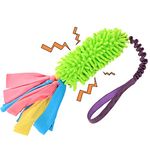 SCHITEC Dog Tug Toy, Bungee Tug of War Rope Toys with Squeaky Sound for Small Medium Large Dogs, Puppy Training Pull Toy for Exercise & Interactive Play Games