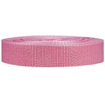 Strapworks Heavyweight Polypropylene Webbing - Heavy Duty Poly Strapping for Outdoor DIY Gear Repair, 1 Inch x 10 Yards, Pink