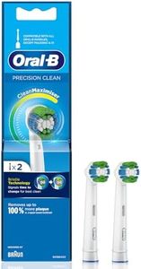 Oral B ORIGINAL Precision Clean Electric Toothbrush Soft Replacement Brush [10X POWERFUL THAN COMPATIBLE PRODUCTS] For Vitalty,Pro,Smart Series, 2 refills, Daily clean & Gum health