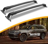 Roof Rack Cross Bars for 2022-2024 Jeep Grand Cherokee, 2021-2024 Grand Cherokee L, 260lb Matte Black Heavy Duty Aluminum Cargo Crossbar (ONLY FIT Factory Flushed Side Rails)