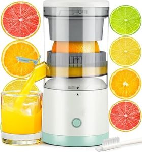 Techking 𝟏𝟓 𝐘𝐞𝐚𝐫𝐬 𝐖𝐚𝐫𝐫𝐚𝐧𝐭𝐲 Citrus Juicer, Orange Squeezer, Mosambi Juicer, Wireless Portable Juicer Blender with USB Charging Electric Fruit Juicer for Travel & Kitchen