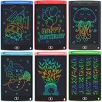 YIDEDRAW 6 Pack LCD Writing Tablets for Kids, 8.5 Inch, Toddler Toys Birthday Gifts for Ages 3-8 Boys Girls, Colorful Doodle Board Drawing Tablet for Learning and Education (Six Colors Available)