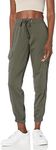 UNIONBAY Women's Dani Soft Sateen Cargo Jogger Pant Casual, Fatigue, XS