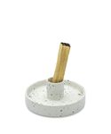 Bursera White Palo Santo Holder, Tree Planted with Every Order, Ceramic Holder for Palo Santo Sticks, Palo Santo Wood Incense Stick Holder