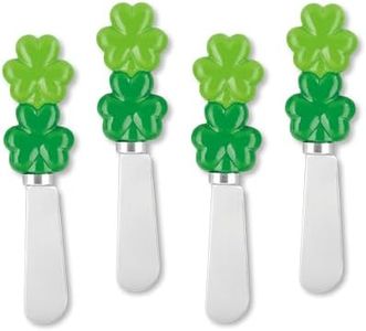 Supreme Housewares 5652 Shamrock Mr 4-Piece Resin Cheese Spreader