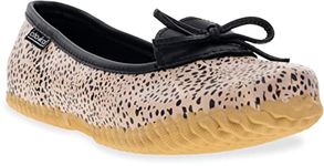 Chooka Women's Solid Duck Skimmer Ballet Flat, Cheetah, 6