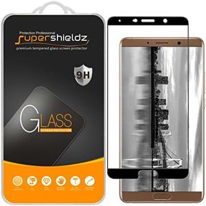 [2-Pack] Supershieldz for Huawei Mate 10 Tempered Glass Screen Protector, [Full Screen Coverage] Anti-Scratch, Bubble Free, Lifetime Replacement Warranty (Black)