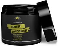 Leather Ranch Leather Conditioner - Leather Restoration Cream & Leather Colour Restorer - A Natural Leather Restorer for Sofas, Car Seats & More - Alternative to Leather Cleaner and Conditioner, 250ml