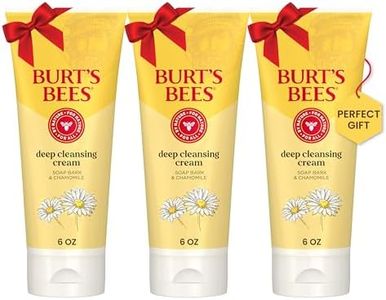 Burt's Bees Soap Bark and Chamomile Deep Cleansing Cream, 6 Ounces (Pack of 3)