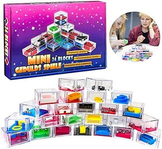 Mini gioco di pazienza, 24 pezzi, gioco di pazienza 3D, gioco di battaglia, gioco di pensiero, gioco di pazienza, gioco di abilità per bambini e adulti