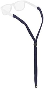 Chums Original Cotton Retainer - Unisex Eyewear Keeper for Sunglasses & Glasses - Adjustable Fit, Washable & Made in USA (Standard-End, Navy),One Size,Petrel S54