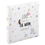 Hama To The Moon Book Album, 25 x 25 cm, 50 Pages, Max: 100 Photos 10 x 15 cm, standard, Multi-Coloured