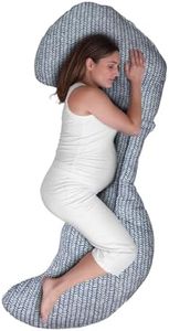 Boppy Cuscino Gravidanza Supporto Total Body Modulabile Blu, Cuscino Confortevole, Garantisce Supporto Per il Corpo, Favorisce Posizione Laterale, 3 Parti per Ogni Esigenza, Lavabile in Lavatrice