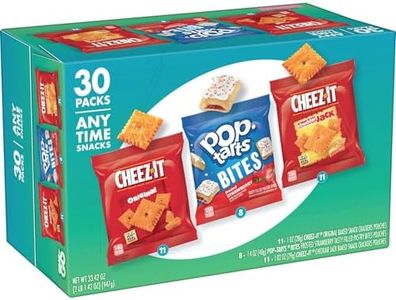 Kellogg's Snacks, Lunch Snacks, Kids Snacks, Grab n' Go, Variety Pack, 33.42oz Box (30 Packs)