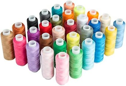 Bilieasy Sewing Thread Set 30 PCS All Purpose Polyester Thread kit Each 250 Yards for Hand or Machine Sewing (30 Color)