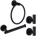 Ntipox 4 Piece Matte Black Stainles