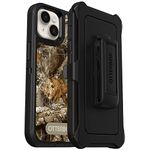 OtterBox iPhone 14 & iPhone 13 Defender Series Case - Realtree Edge (Blaze Orange/Black/RT Edge), Rugged & Durable, with Port Protection, Includes Holster Clip Kickstand