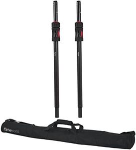 Gator Frameworks GFW SPKR-SPSET ID Series Speaker Sub Pole. Set of (2) with Nylon Carry Bag