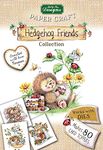 Hedgehog Friends Collection, Card Making Kit, Makes 80 Card Toppers, Works with Dies