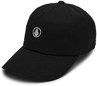 Volcom Junior's Circle Stone Dad Hat, Black, ONE Size