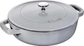 STAUB Cast Iron Chistera, Grey, 24 cm