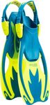 Cressi Children's Rocks Snorkeling Fins, Blue/Lime, L-XL UK