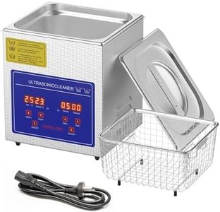 ADVWIN 2L Professional Ultrasonic Cleaner Machine, 40kHz Digital Ultrasonic Cleaner 304 Stainless Steel with Timer and Heater for Professional Tools, Metal Parts, Jewelry, Eyeglasses