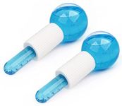 Zuvexa Facial Ice Globe Smart Cool Face Roller Ball | Facial Massage Tools for Neck Eye Circle Reduce | Anti Ageing Wrinkles Soothing Firming Skin Crystal Ice Roller (Pack of 2)