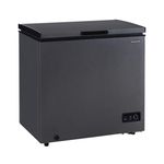 Frigidaire Chest Deep Freezer, 7 Cu. Ft. Capacity, Granita Rugged Design-Adjustable Thermostat-Removable Vinyl Coated Wire Basket-Easy Defrost Drain