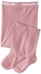 Country Kids Girl's Luxury Cotton Tights, Pink (Antique Rose), 1-3 Years UK